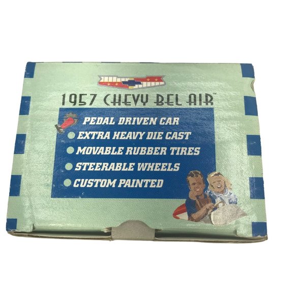 Gearbox 1997 Vintage 1957 Chevy Bel Air Convertible Serial #05367 Pedal Car New - Picture 4 of 9